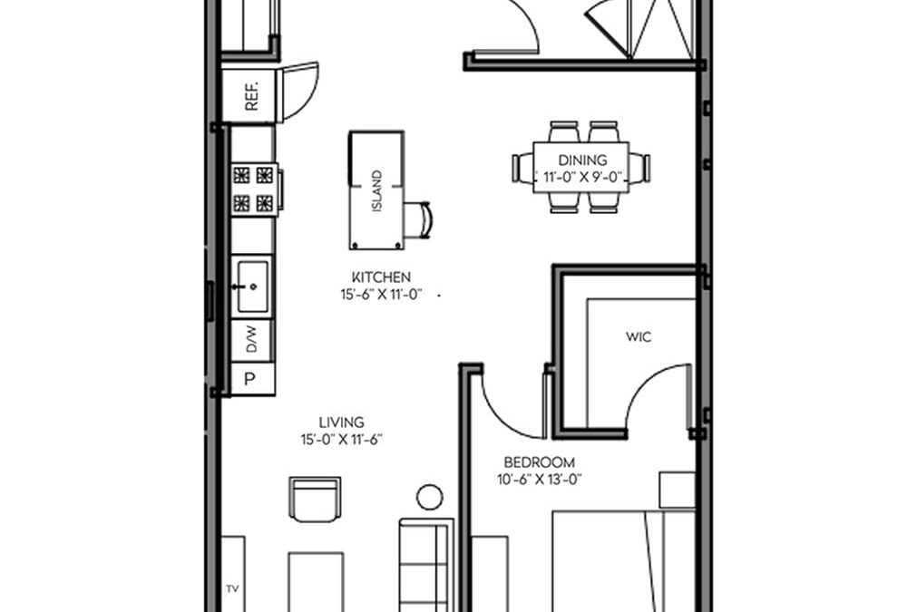 1 bedroom apartment for rent