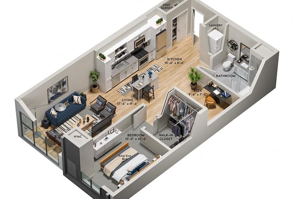 1 bedroom apartment for rent