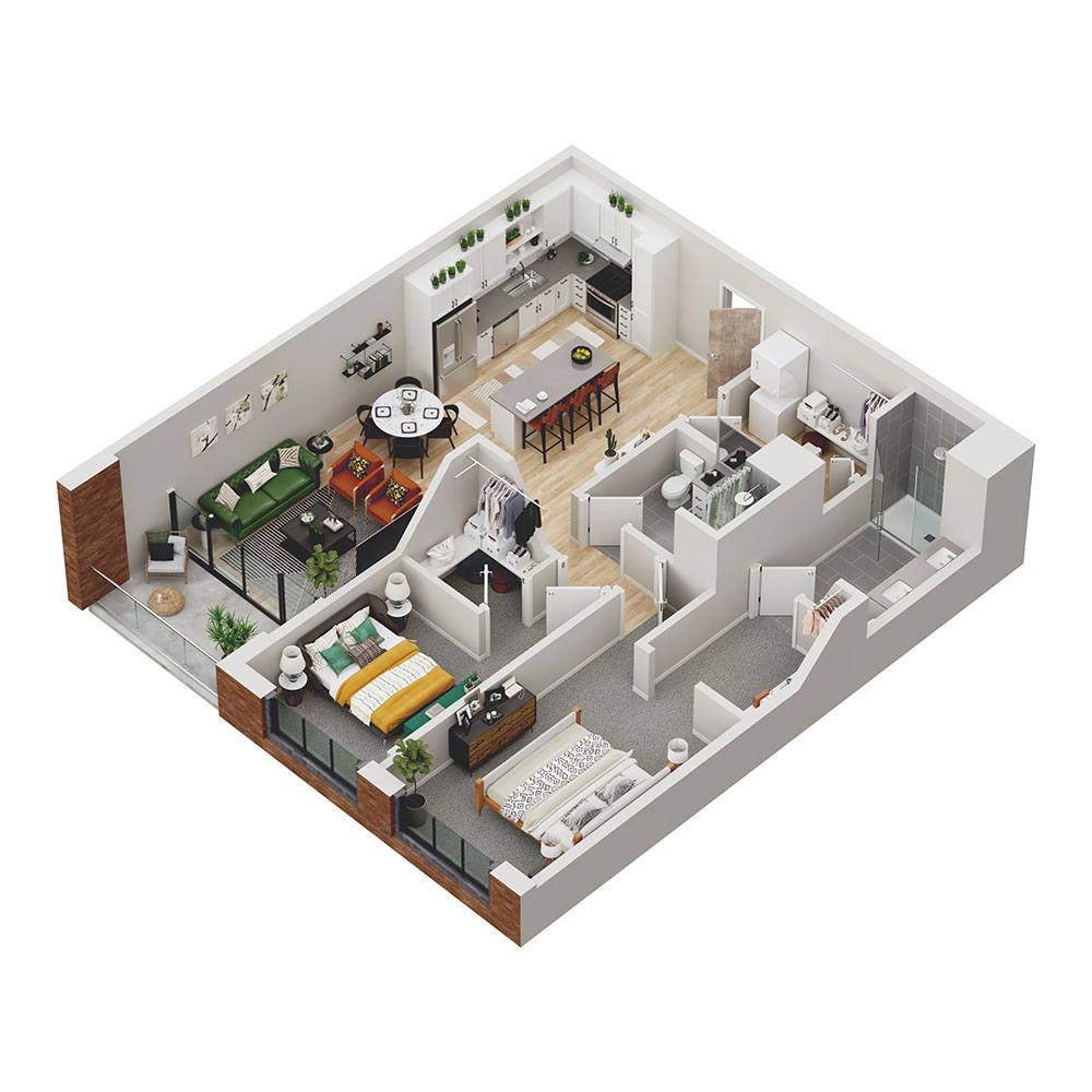 2 bedroom apartment for rent