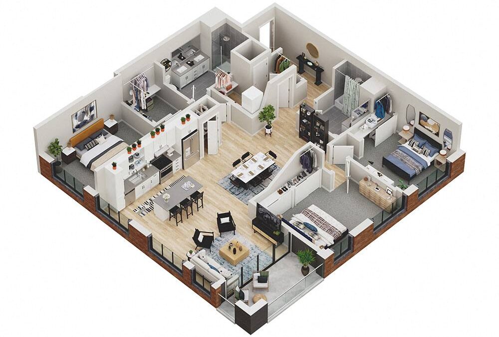 3 bedroom apartment for rent