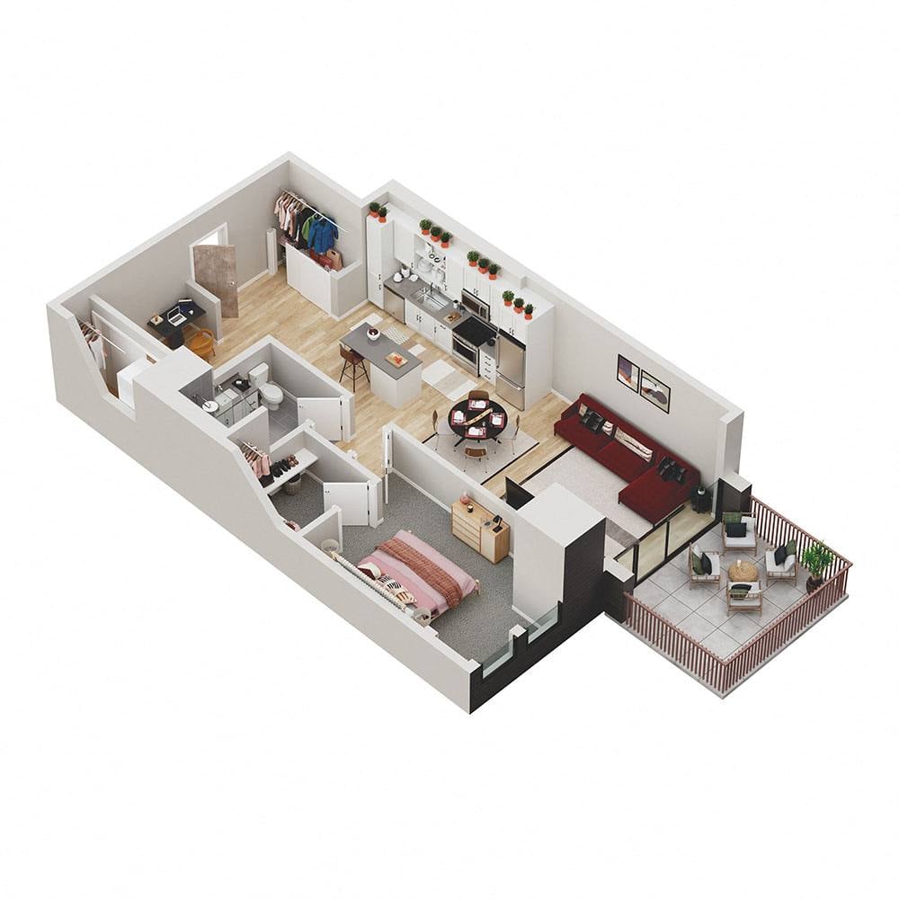 1 bedroom apartment for rent