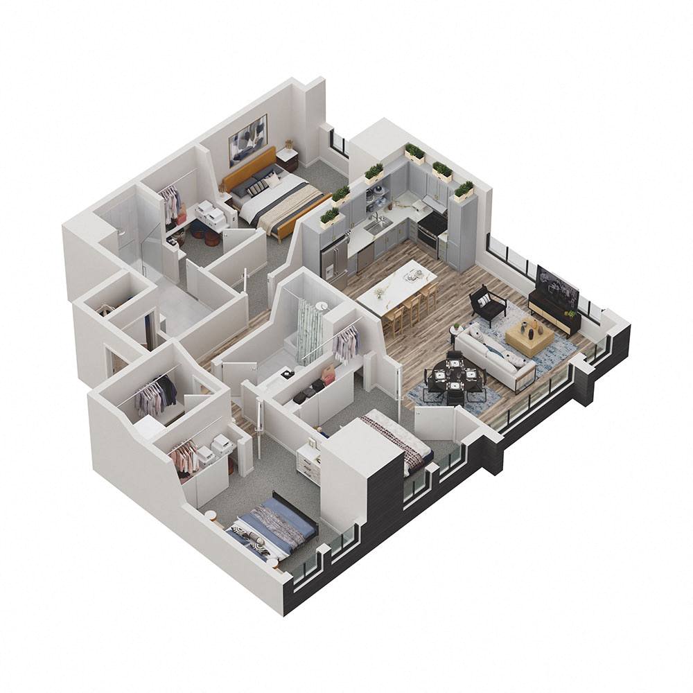 3 bedroom apartment for rent