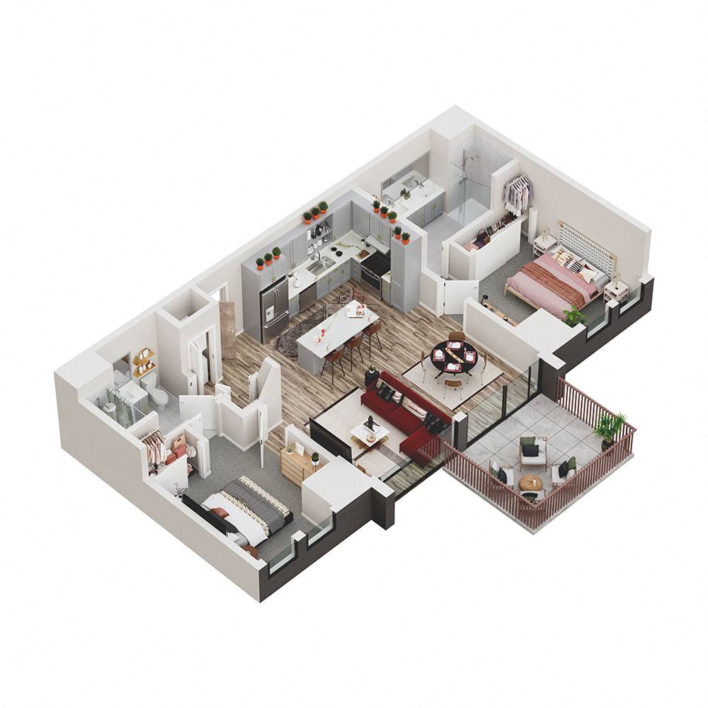 2 bedroom apartment for rent