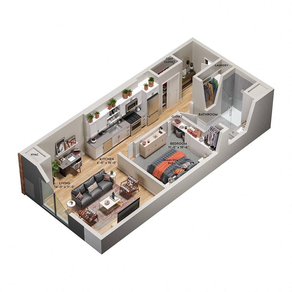 1 bedroom apartment for rent